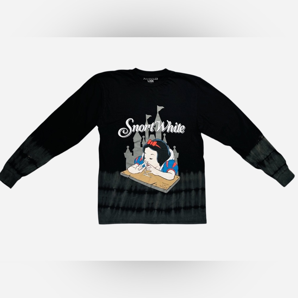 Disney Snow White Black Long Sleeve Tee